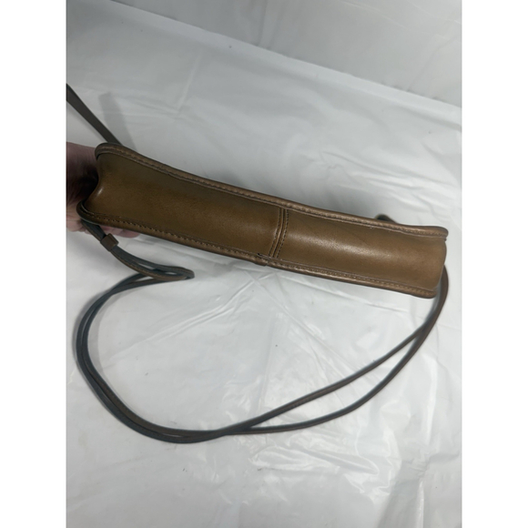 Vintage Coac NYC Bonnie Cashin Coach Basic Bag Saddle Brown Handbag Double Strap - Picture 10 of 13